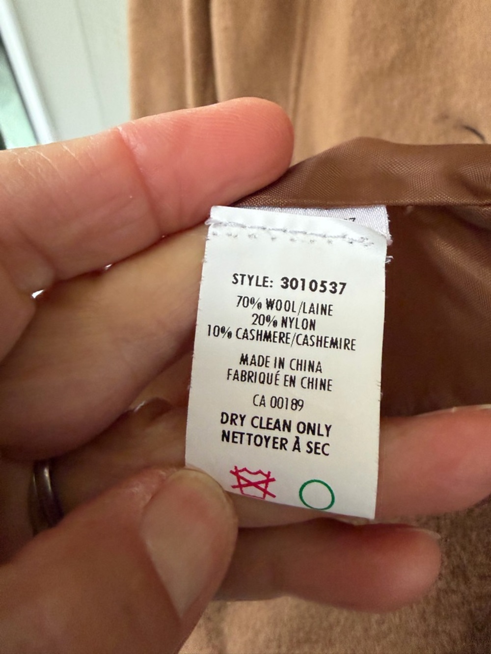 Vintage Lindor Camel Wool/Cashmere Blend Jacket - Picture 7 of 7